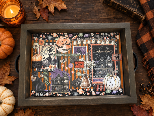 Vintage Holiday Interchangeable Collage Tray