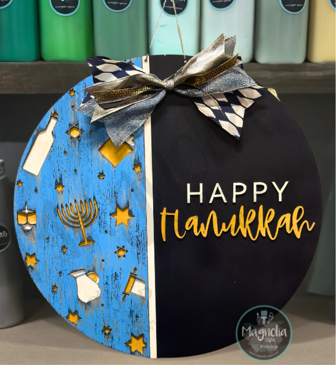 Double Sided Seasonal Doorhanger