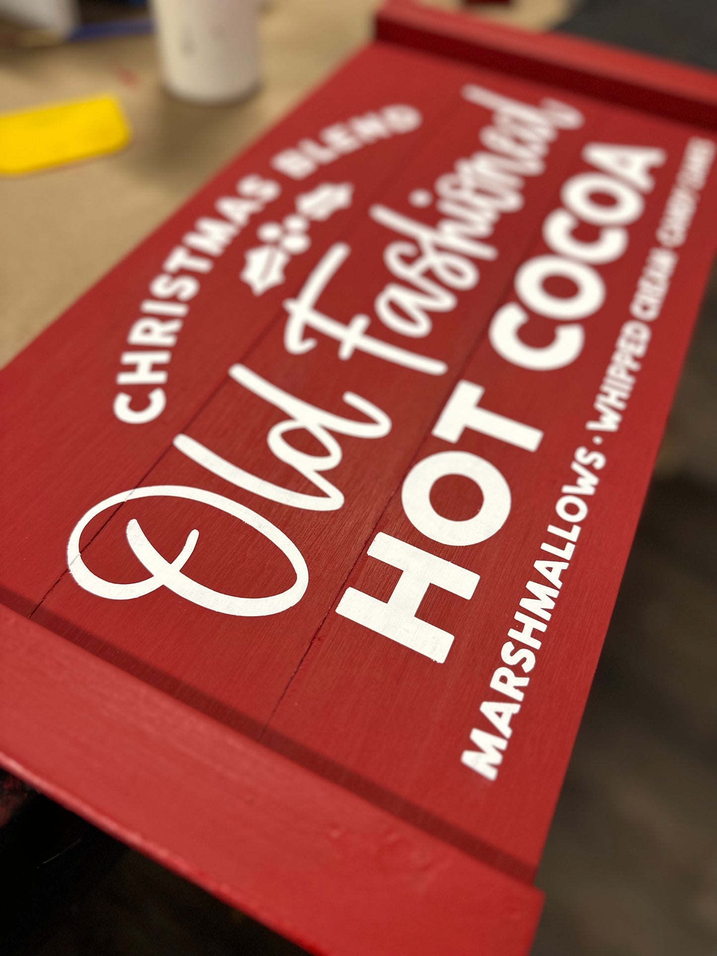 Old Fashioned Hot Cocoa Tray