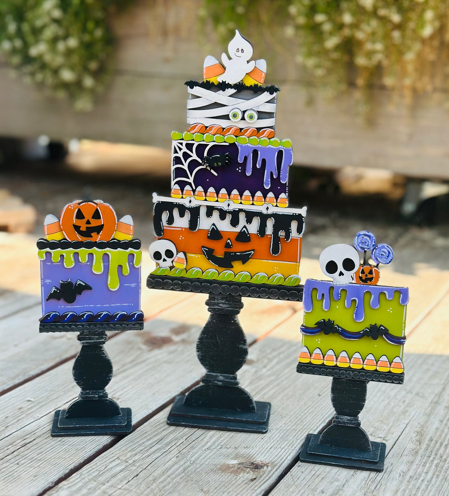 Interchangeable Cake Stand Trio