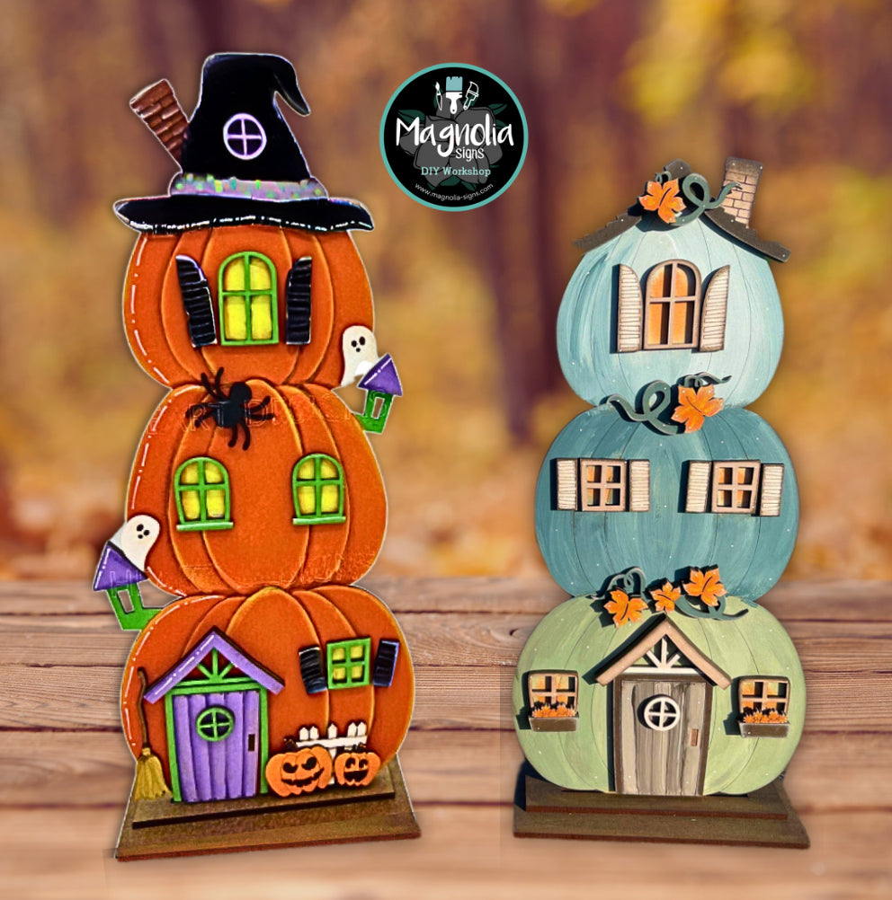 Stacked Pumpkins