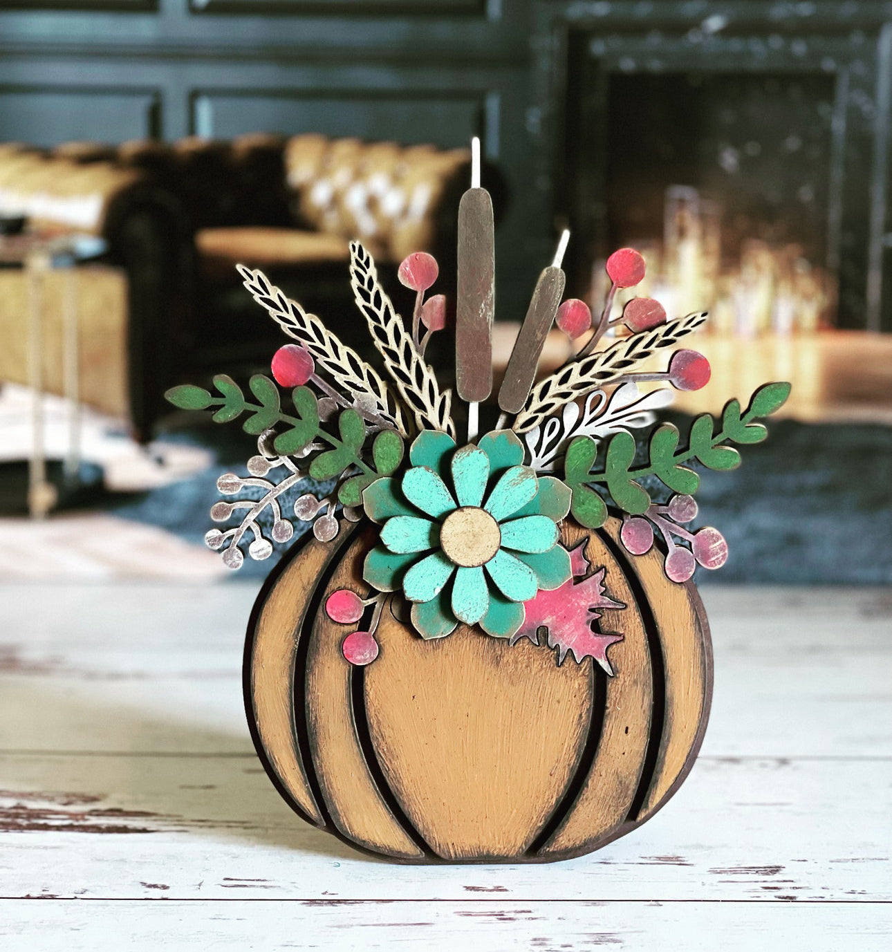 Fall Floral Shelf Sitter Creatures