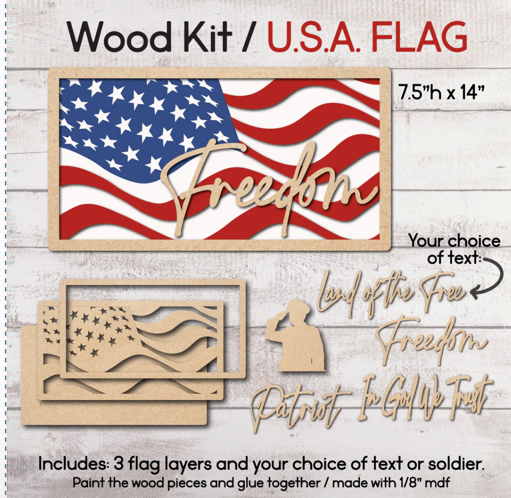 American Flag Wall Art