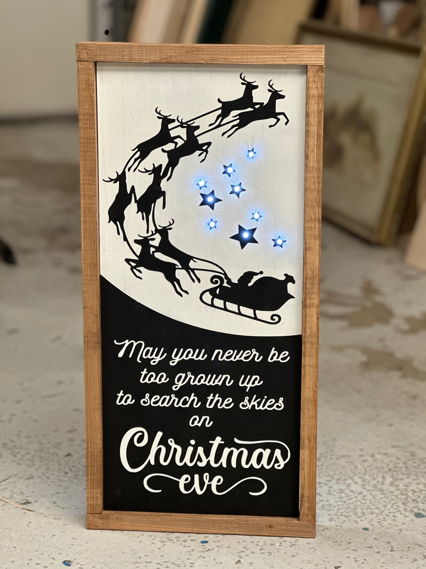 May you never be too grown up to search the skies on Christmas Eve