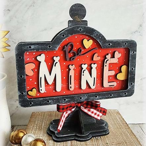 Interchangeable Mini Drop in Post Sign