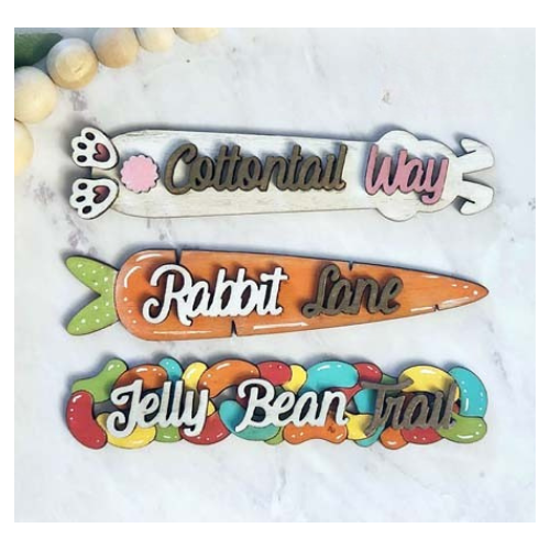 Interchangeable Mini Drop in Post Sign