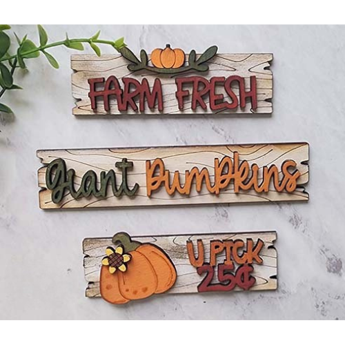 Interchangeable Mini Drop in Post Sign