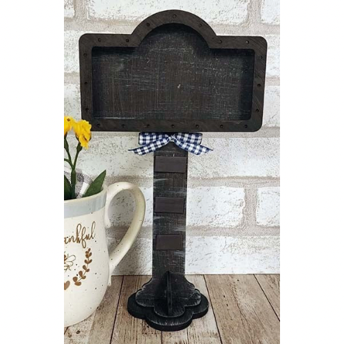 Interchangeable Mini Drop in Post Sign