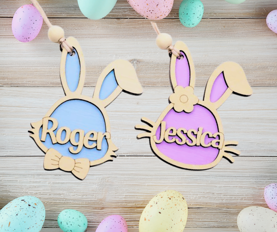 Personalized Easter Basket Tags