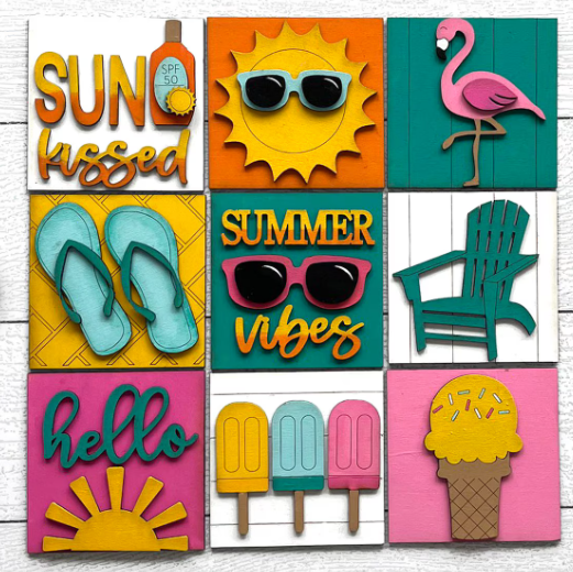 Interchangeable Squares and Frames