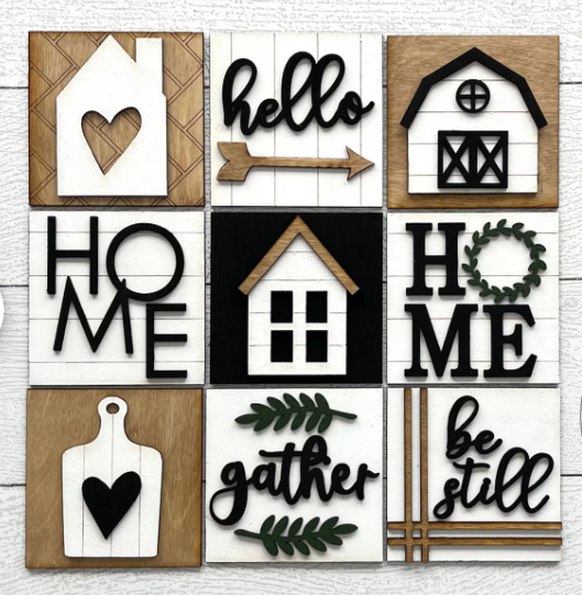 Interchangeable Squares and Frames