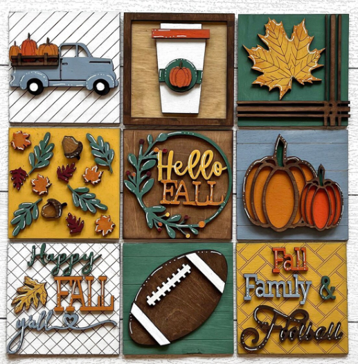 Interchangeable Squares and Frames