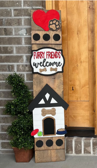 Interchangeable Porch Leaner