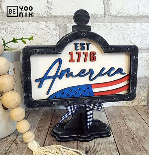 Interchangeable Mini Drop in Post Sign