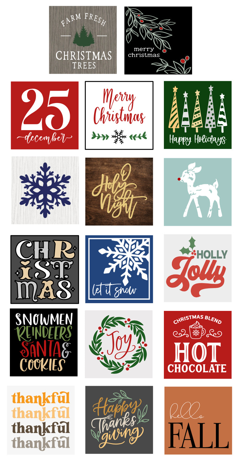 Fall and Winter Fun Size Make@Home Kits