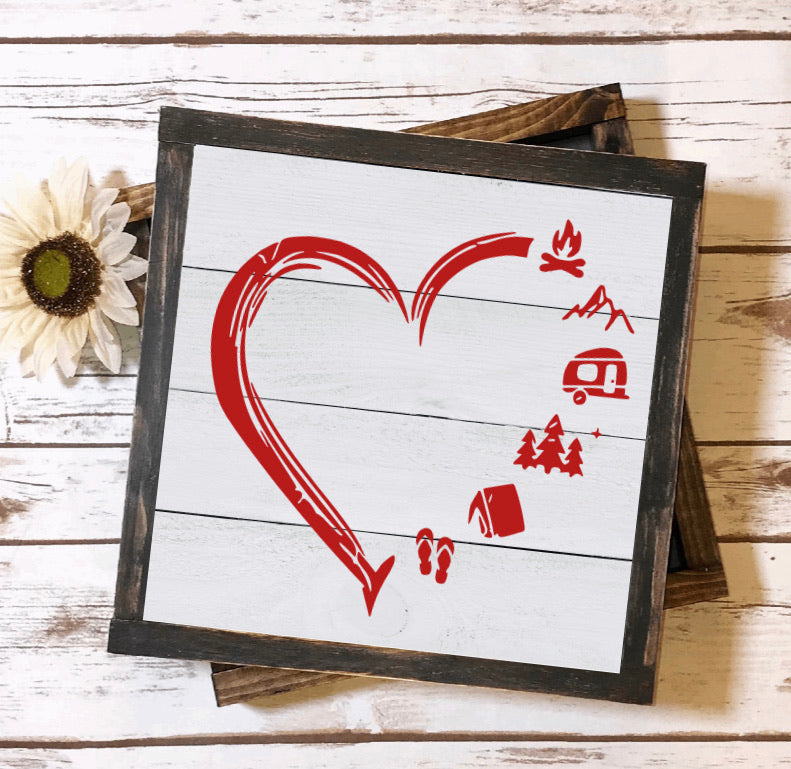 Camping Heart