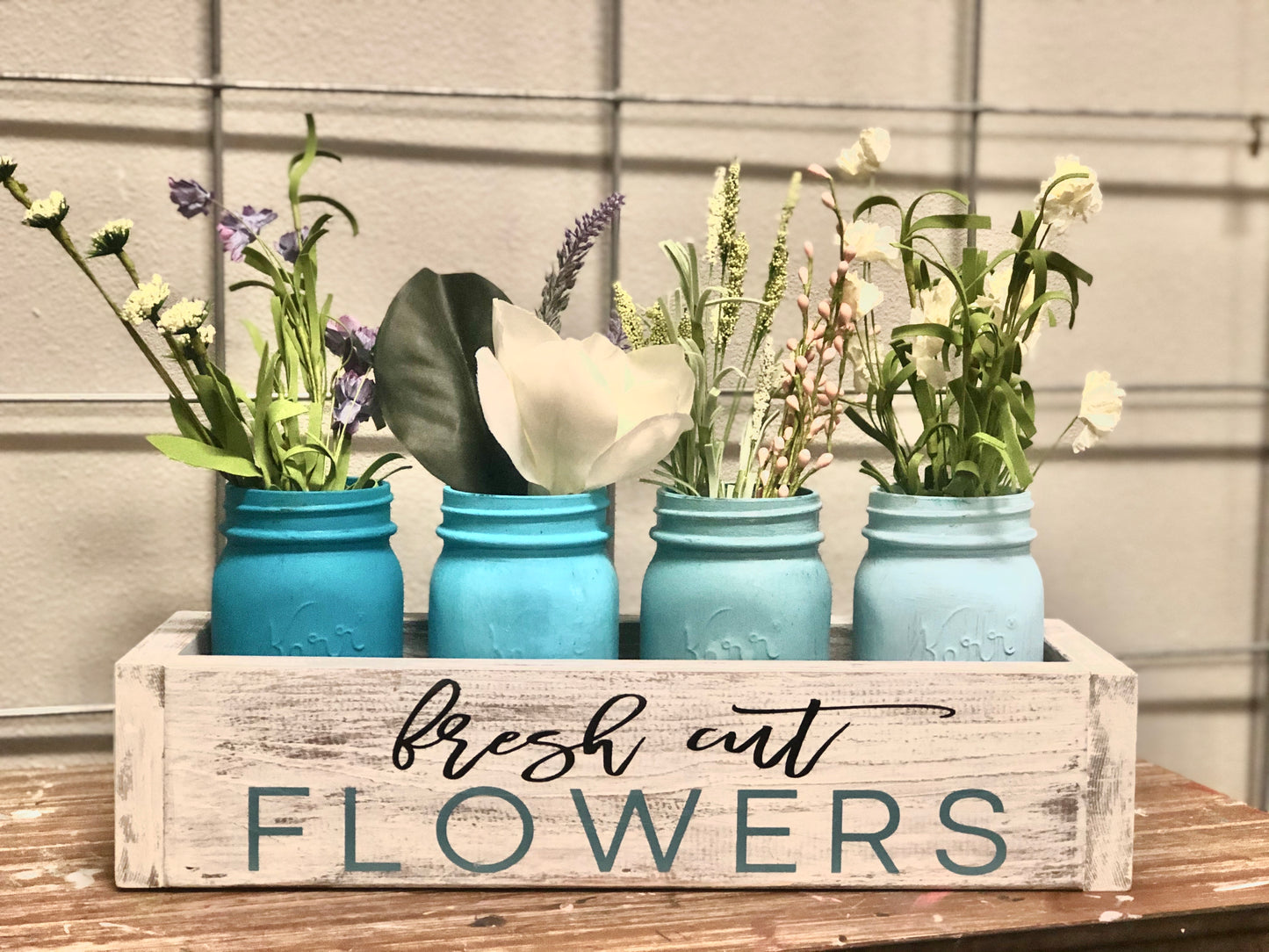 Flower Box and Jars