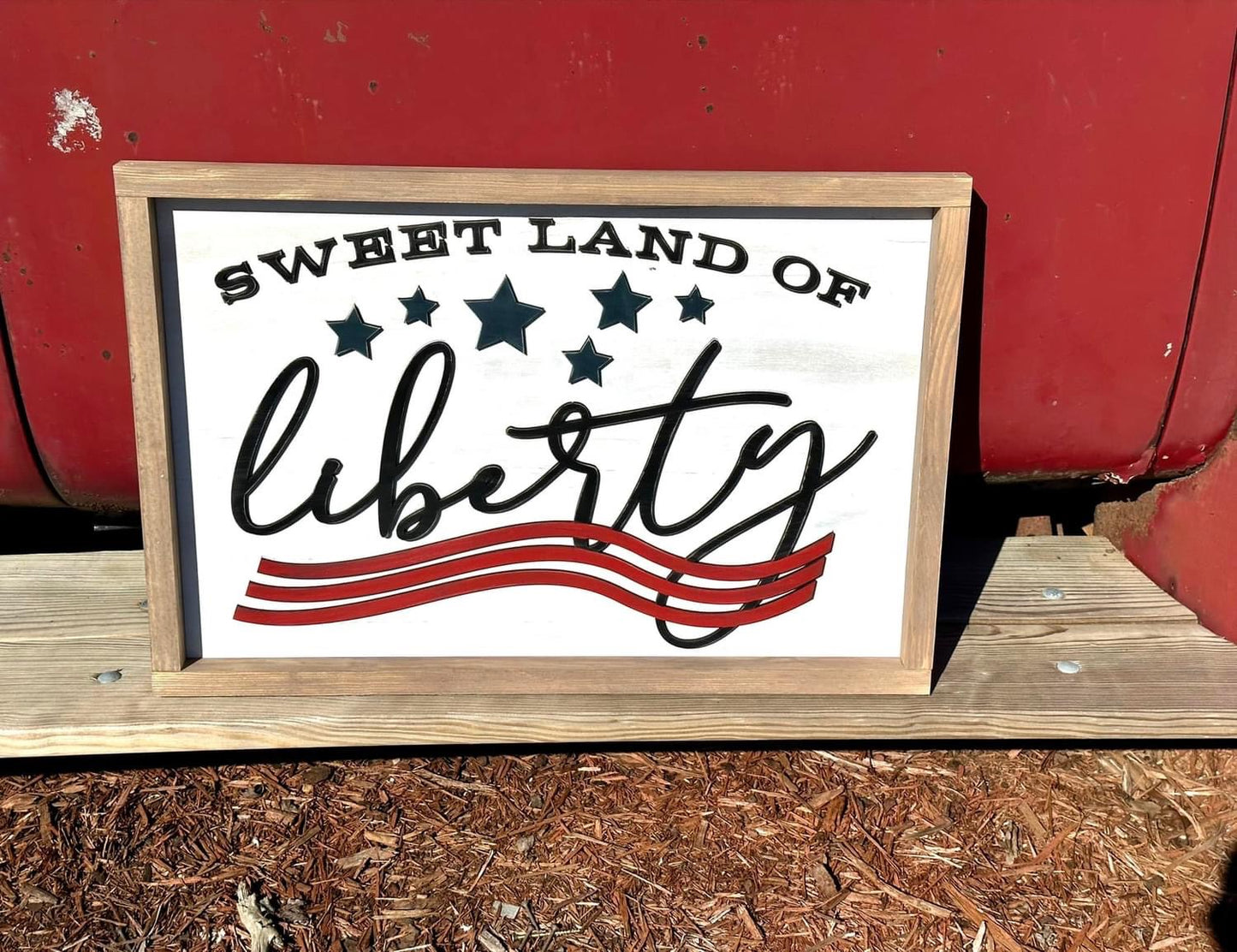 PRE-ORDER 2023 Patriotic Laser Cut Signs- PREORDER