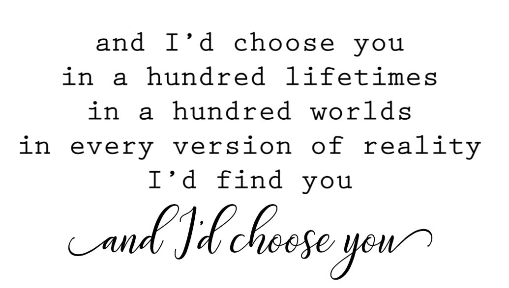 I’d choose you