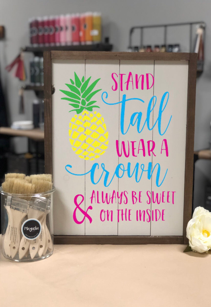 Be a pineapple