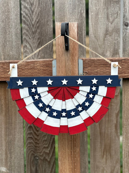 Patriotic Bunting Hanger