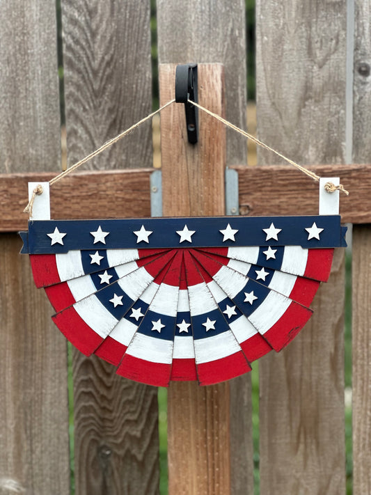 Patriotic Bunting Hanger