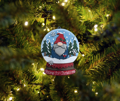 Lighted Snowglobe Ornaments