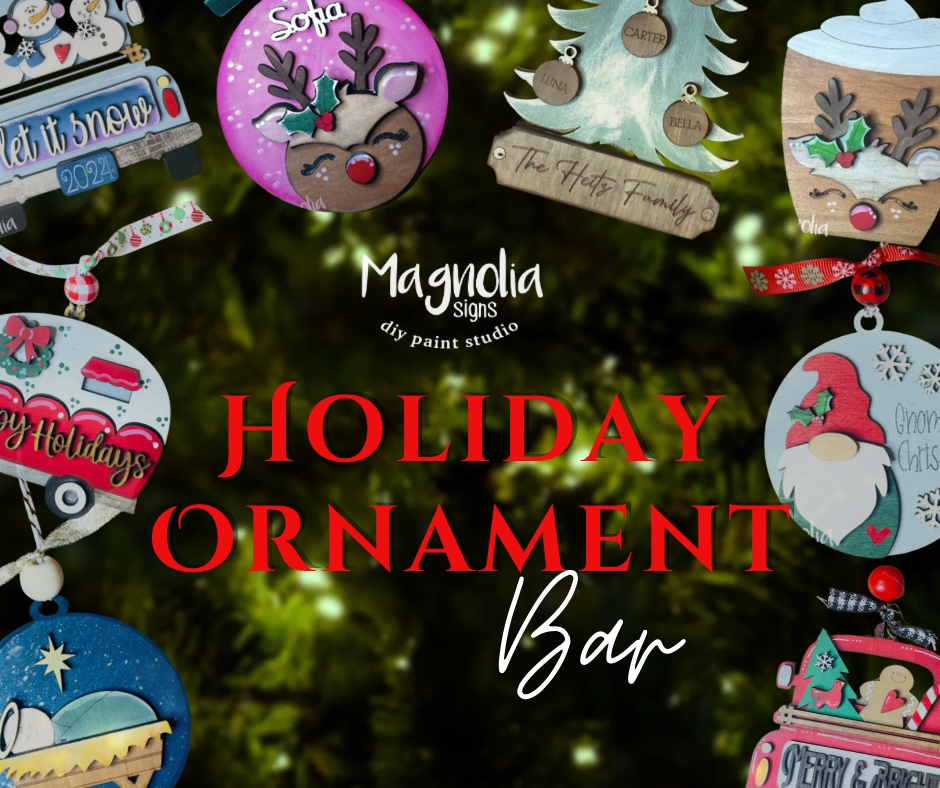 2025 DIY Holiday Ornament Bar