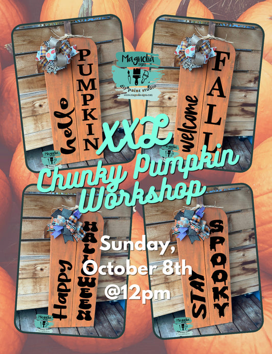 XXL Chunky Pumpkin Workshop