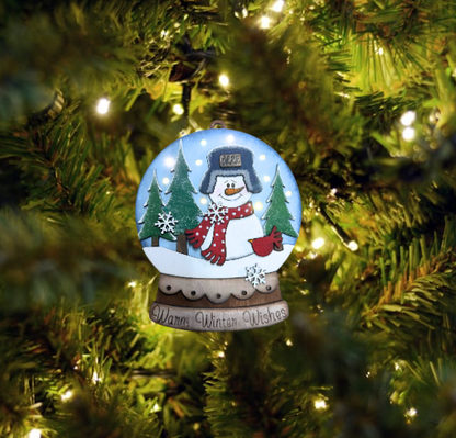 Lighted Snowglobe Ornaments