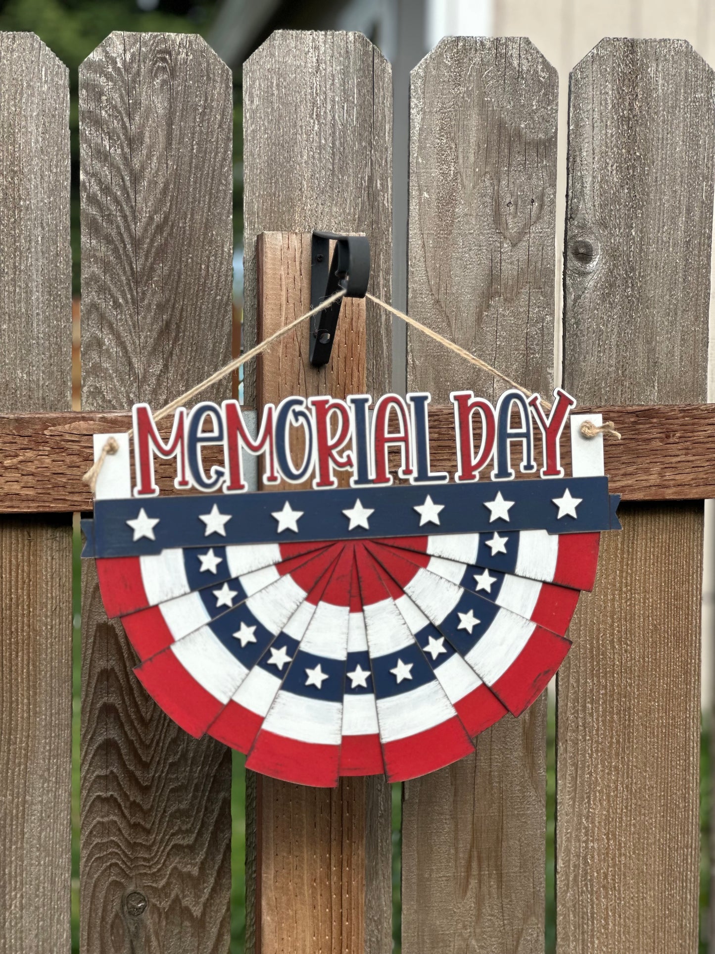 Patriotic Bunting Hanger