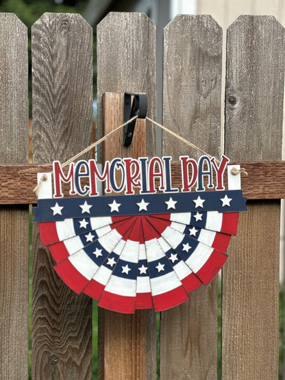 Patriotic Bunting Hanger