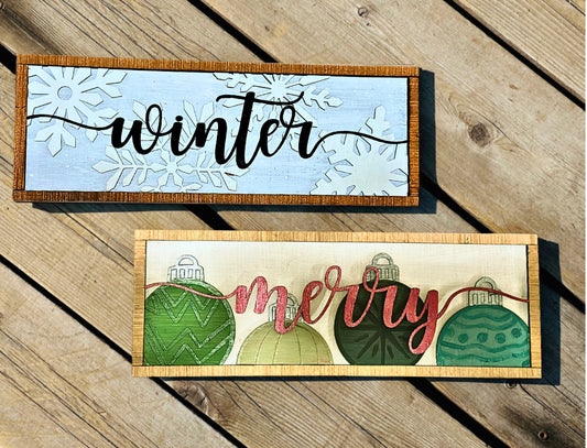 Fall and Winter Shelf Sitters