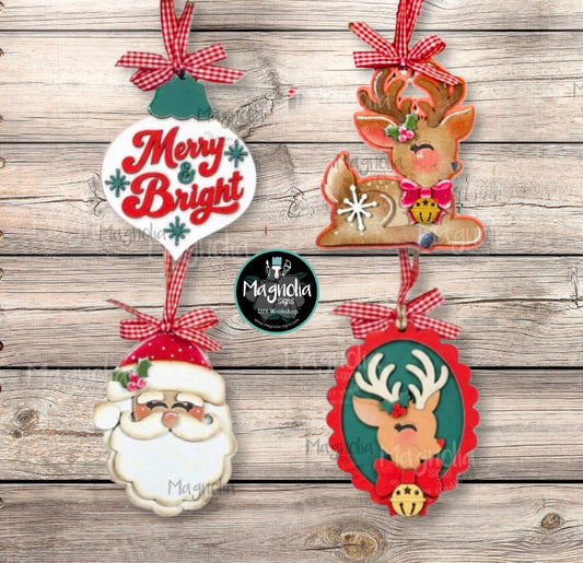 Christmas Ornament Paint-Along LIVE | Set of 4 + DIY Kit