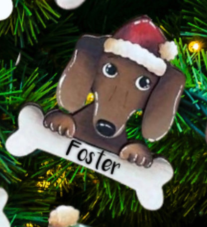 2025 Dog Name Ornaments