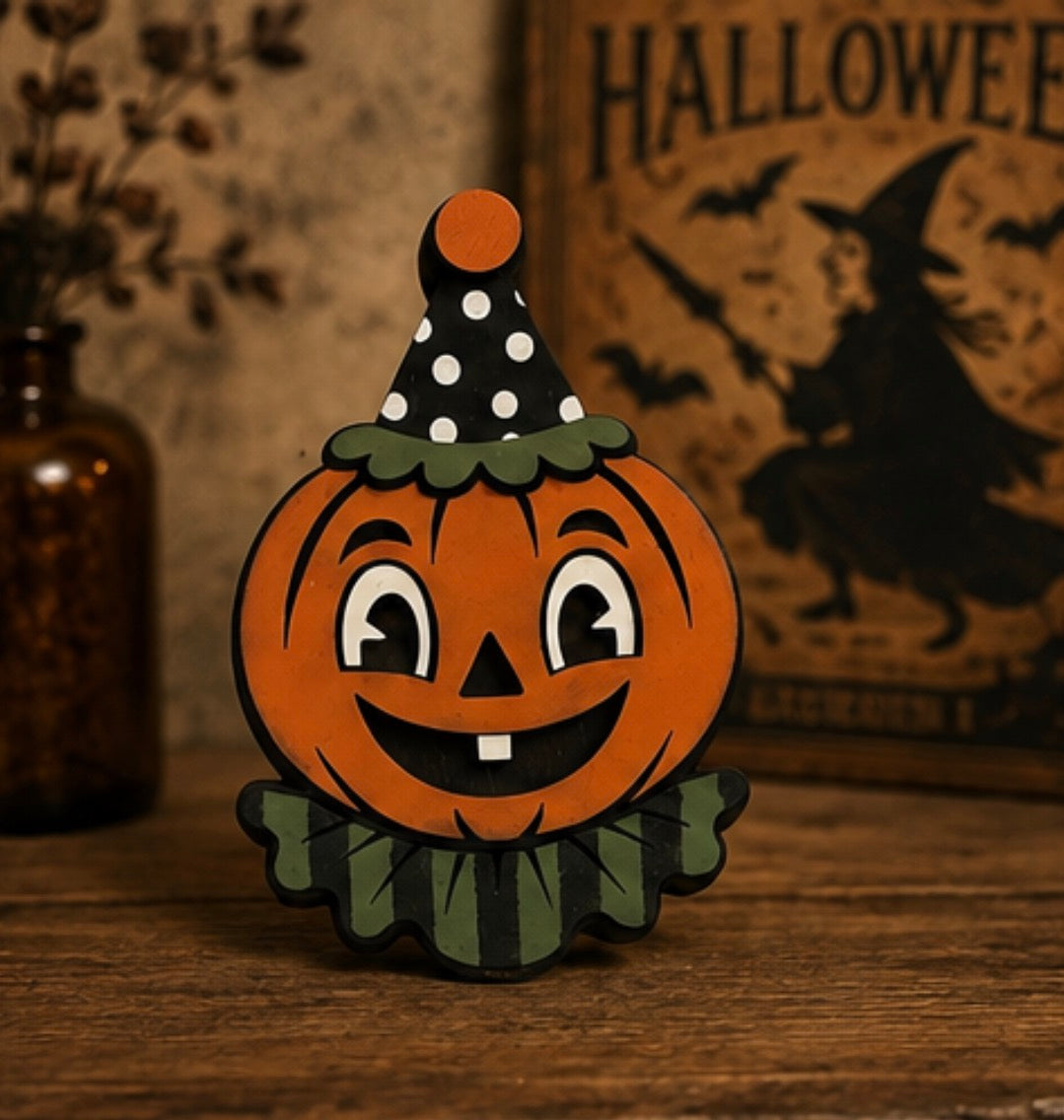 Vintage Inspired Halloween Chunky Sitters