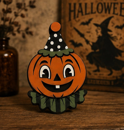 Vintage Inspired Halloween Chunky Sitters