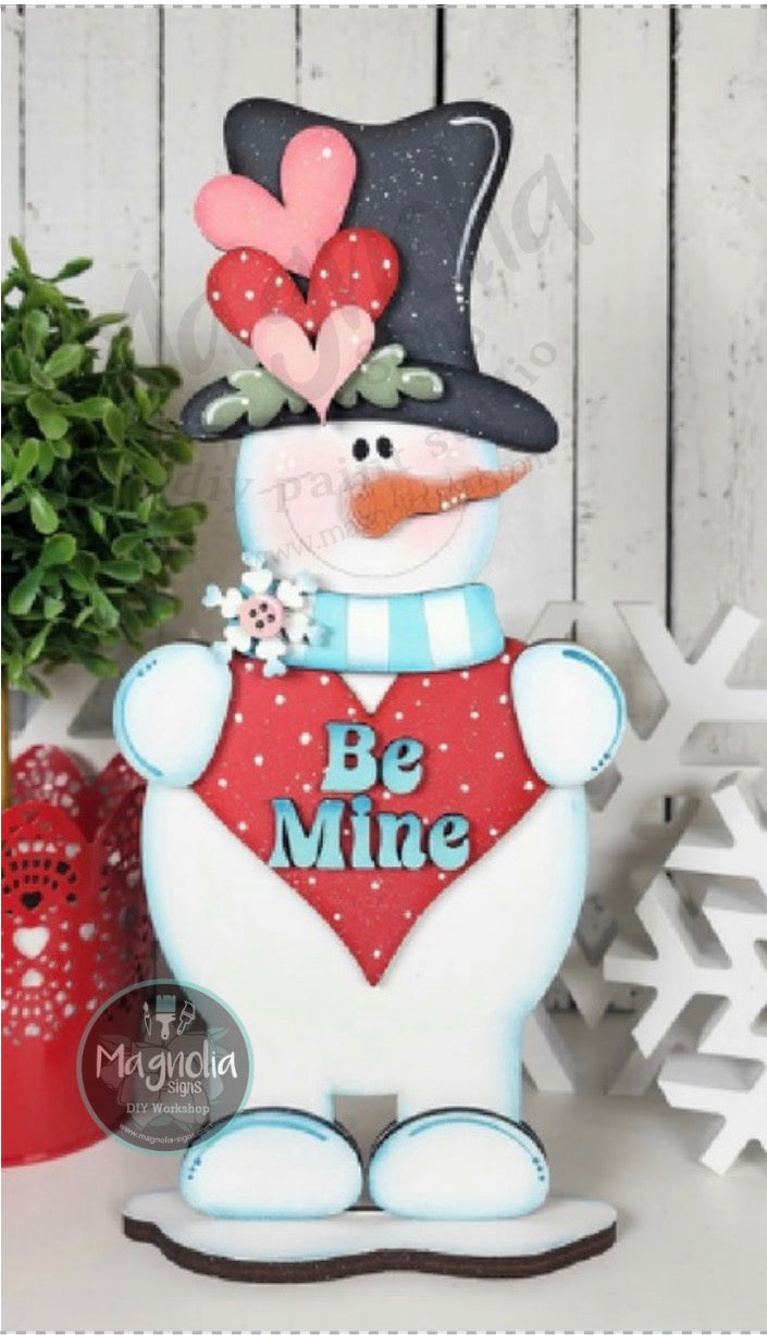 Winter Snowman Love