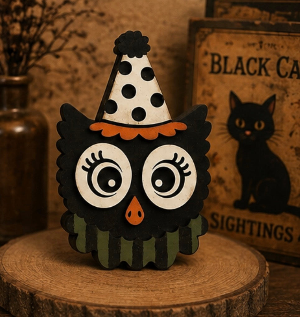Vintage Inspired Halloween Chunky Sitters