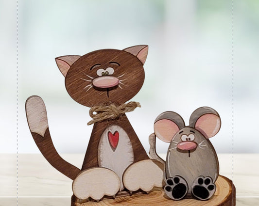 Cat and Mouse Stand Up Duo