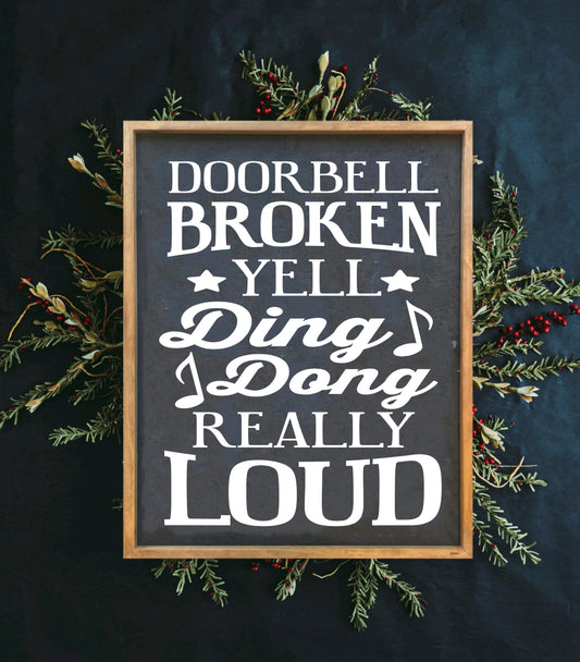 DOORBELL BROKEN