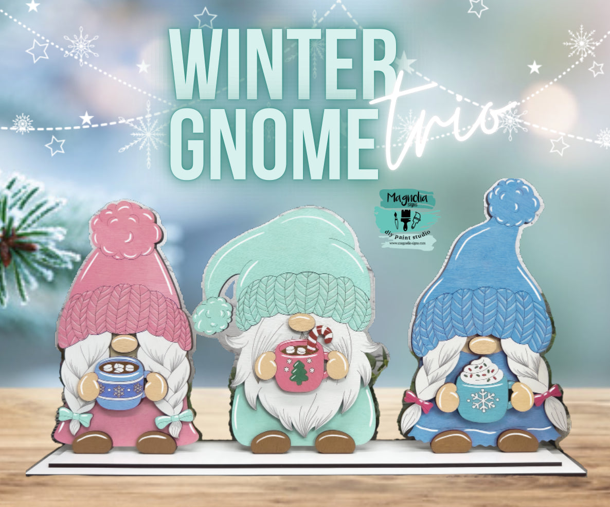 Valentine Gnome Trio