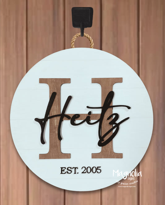 3D Personalized Name Doorhanger