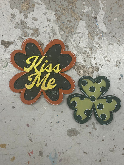 Double Sided Hearts and Clovers Sitter