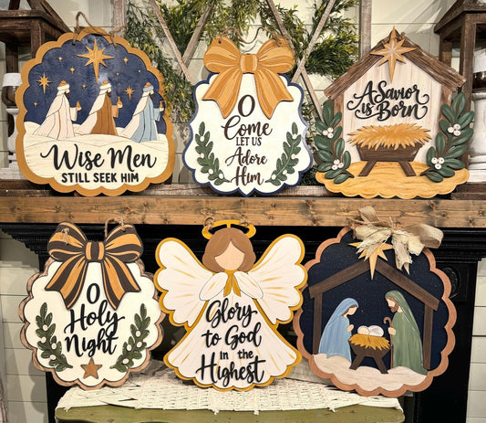 Nativity Doorhanger Collection