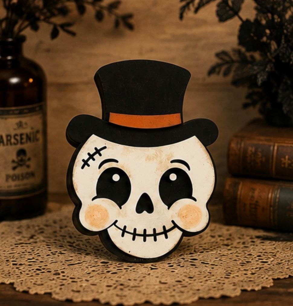 Vintage Inspired Halloween Chunky Sitters