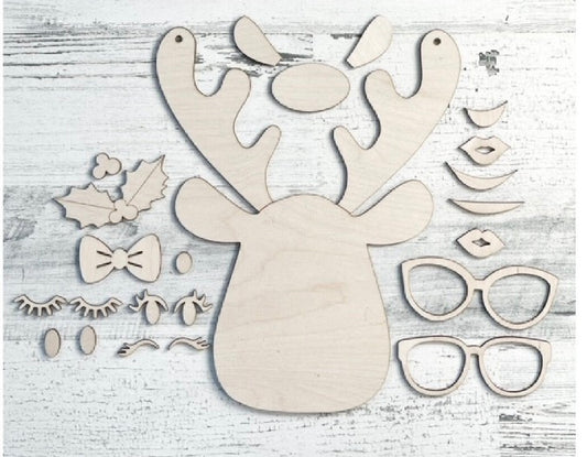 Kids Holiday Build-a-Character Kit