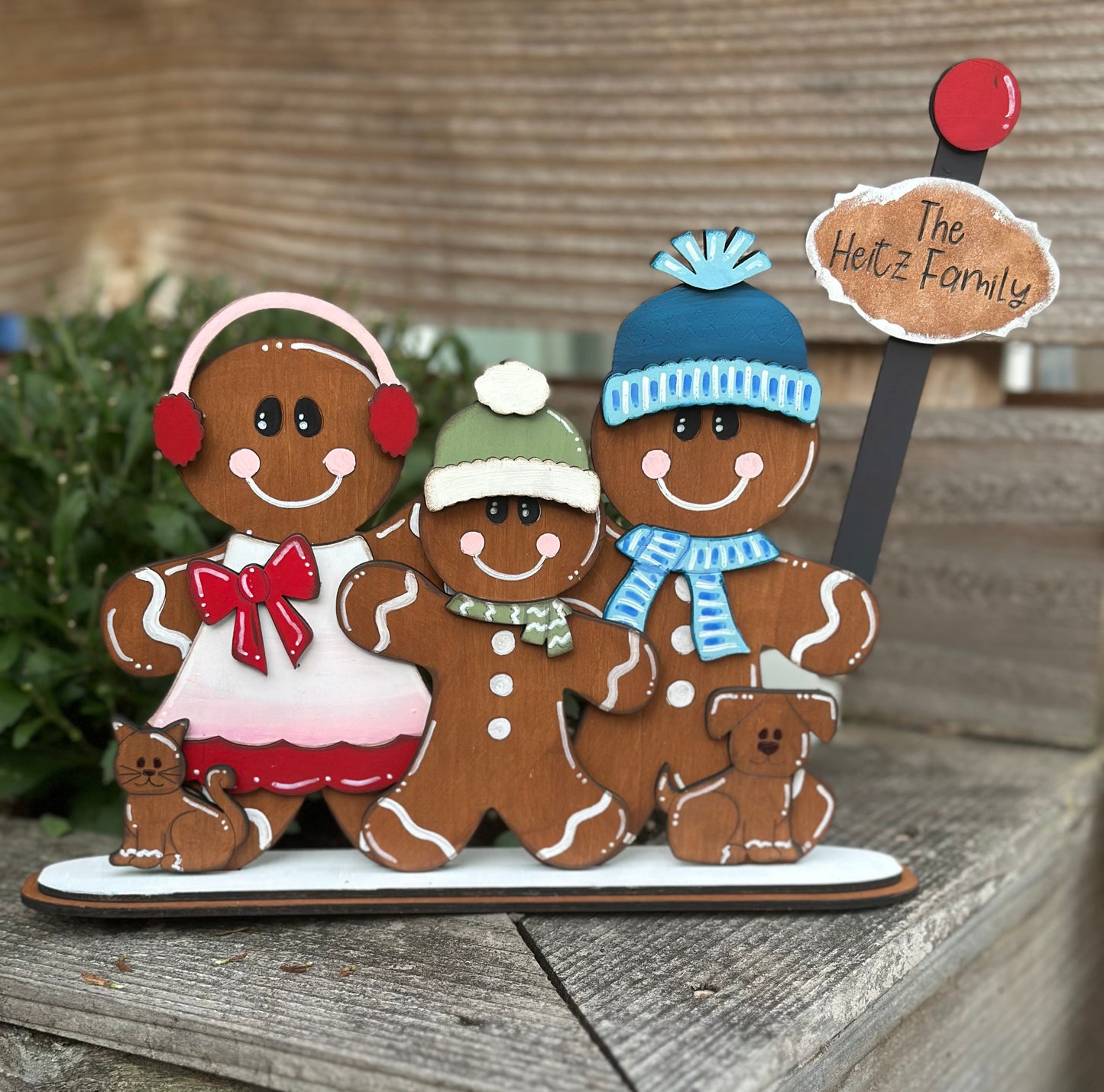 Gingerbread Family- Personalized