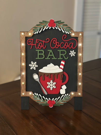 Lighted Hot Cocoa Bar Sign Workshop- 12/3/25 @ 5:30pm
