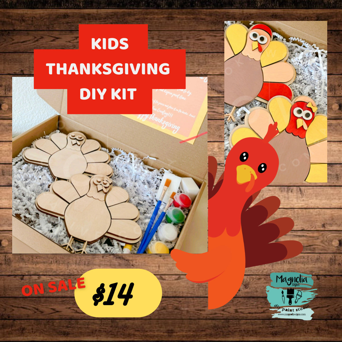 Kids Thanksgiving DIY Kit